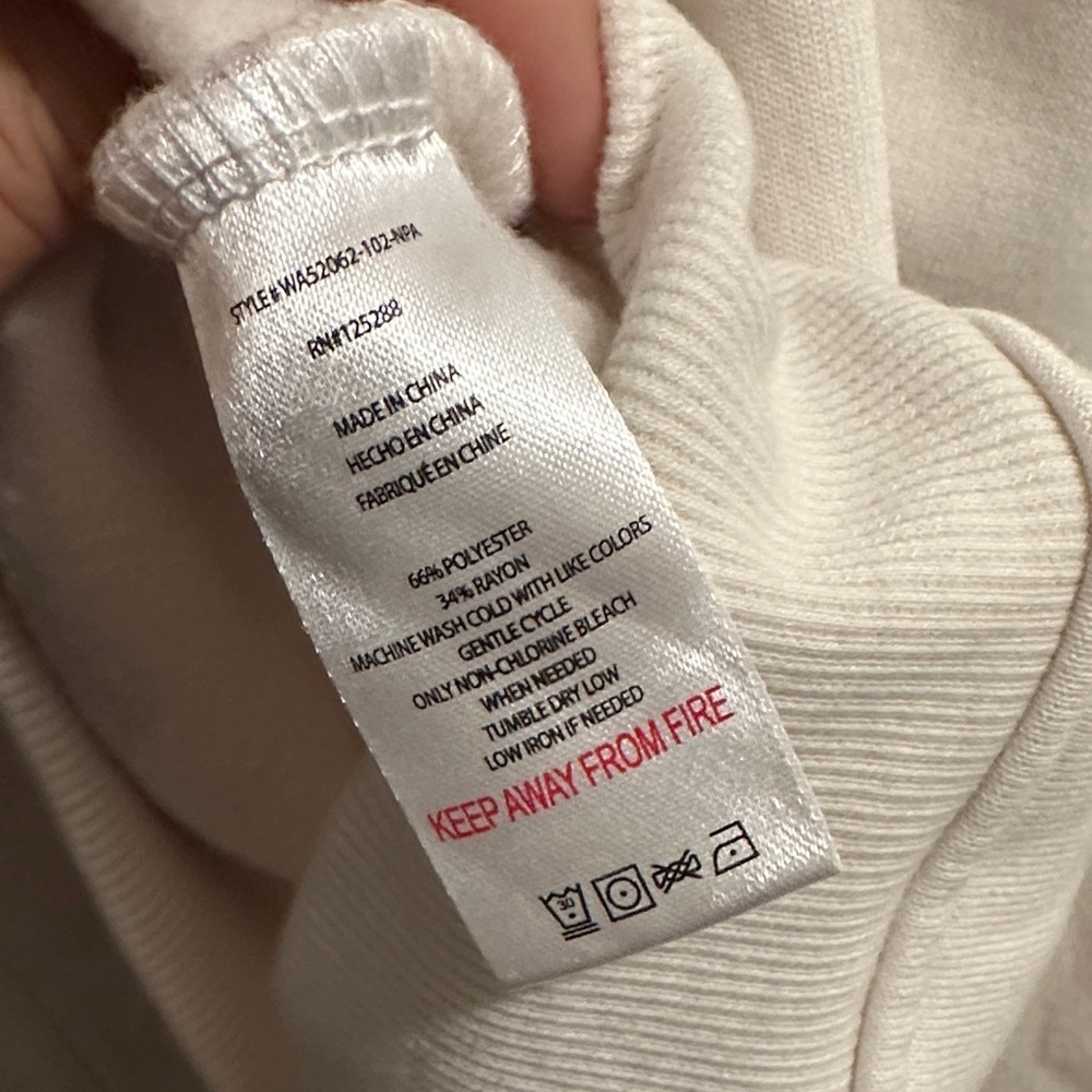 Rae Dunn Cream crewneck with Black 'COFFEE' Text - Picture 10 of 11